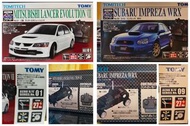 TOMY 三菱 Lancer Evolution VIII & Subaru Impreza WRX 遙控車 （送Hyper Speed Operation 車仔）