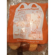 McDonald's Playset Sauce Dispenser Burger Set