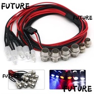 HL-FUTU Night Headlamps, 3/5mm 2 / 4 / 6 / 8 Lights RC LED Light,  Red White Lights 70cm Lenght Head