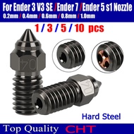 Nozzle For Ender 3 V3 SE Nozzle For Ender 7/ Ender 5 S1 Hardened CHT Nozzles 3D Printer Parts High