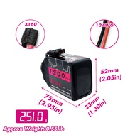 CNHL FPV Battery 22.2V 6S Speedy Pizza Series Pro & Black Series 1200-1500mAh 120C-150C Lipo with XT