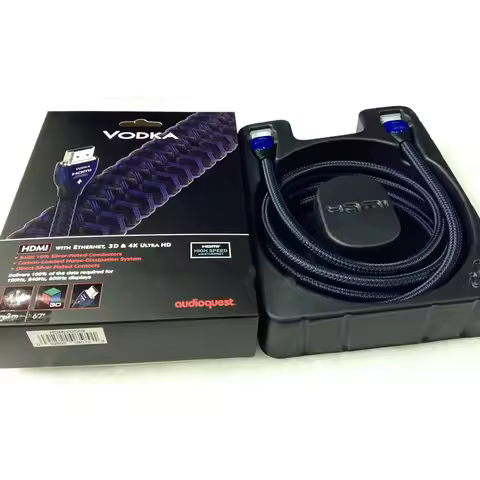 HifiI High Quality VODKA HDMI Cable Plasma Video AV TV Cable 3D and 8K Ultra HD 2160P Original box
