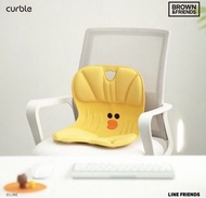 (現貨) 韓國製造 Curble Wider Line Friends 黃色 Sally 護脊座墊 矯正坐姿 椅墊 #生日禮物 #Office好物推介