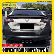 HONDA CIVIC FL1 CONVERT REAR BUMPER TO TYPE R STYLE