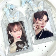 3 Inch Card Sleeve Summer Style Small Card Sleeve Protective Sleeve Campus Card Transparent Card Sle