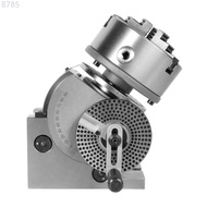 5-Inch Dividing Head Indexing Dividing Head 5 Inch Headstock Adjustable 3-jaw Chuck For Milling Mach
