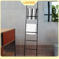 Bath Towel Rack Blanket Ladder Tie Storage Stand Towel Ladder 6 Layer Shelf for Laundry Living Room 