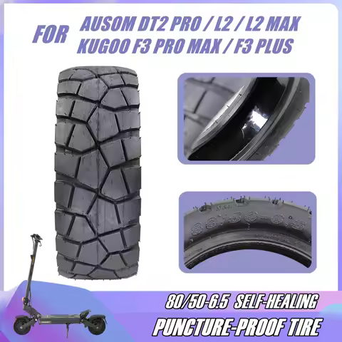 Upgraded Puncture-Proof Tubeless Tire for AUSOM DT2 PRO L2 L2 MAX KUGOO F3 PRO MAX F3 PLUS Electric 