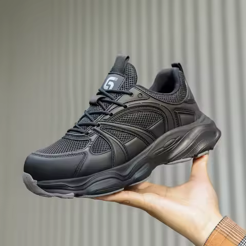 GUYISA Men's Work Shoes - Shockproof, Anti-stab, Lightweight