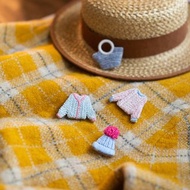 【俄羅斯刺繡】暖暖小配飾. 書籍材料包. 繡線刺繡