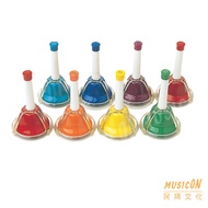 Melody Clock 8-Tone Dual-Use Shaking Can Press Tone Rhythm Hand Rattle Bell Ofo Musical Instrument P