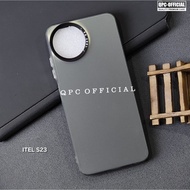 Itel S23 Itel S23 Plus Case IMD Hologram Case Hybrid Black Itel S23 Itel S23 Plus