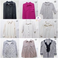 PAKET USAHA KNIT / BLUS / RAJUT / KEMEJA IMPORT PL 5 & 6 PCS bisa request size warna dll [ Violetta