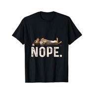 Nope Lazy Dachshund T-Shirt