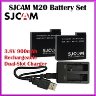 SJCAM M20 Rechargable Battery Set / 3.8V/900mAh 🔥Ready Stock🔥