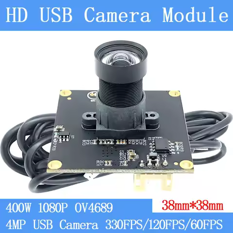 Industry Mini Non Distortion 330FPS 120FPS 60FPS USB Surveillance Camera 4MP OV4689 Full HD 1080P We