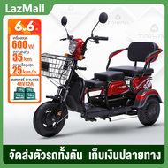 【ประกอบแล้วจัดส่งครับ】🔥ติดตั้งรถแล้ว 🔥TaiWall จักรยานไฟฟ้า3ลอ 1000W รถไฟฟ้าผู้ใหญ่3ล้อ รถไฟฟ้า 3 ล้อ