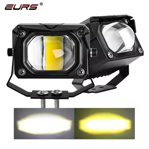 1x U9 Plus 2.0'' Bi LED Projector Lens 12V Car Headlights Kit Retrofit Universal 3000K 6000K Headlam