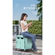 Shopping Luggage Trolley Household Storage Finishing Plastic Foldable Shopping Trolley Outdoor Picnic Trolley Camping Trolley