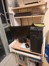 電腦及printer 組合枱