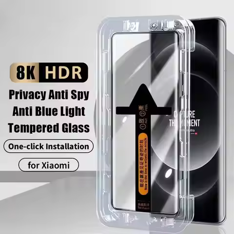 Free Installation Privacy Screen Protector For Xiaomi Poco M6 Pro 5G M5 M4 M3 M2 X6 X5 X4 X3 NFC F6 