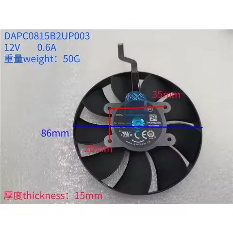 DAPC0815B2UP003 NEW FAN FOR NVIDIA public version NVIDIA GeForce RTX 3080, RTX 3080Ti FE Fan radiato