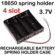 18650 Battery spring Holder 4 Slot Case Storage Box Casing holder 2S 3S 4S With Wire 3.7v 7.4v 11.1v 14.8v Series DIY