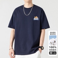 New Loose codcod Men Boys 2026 Men's Shirt Pure Cotton Korean Summer 2026 Half-Sleeved Short-Sleeved