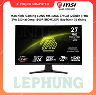 MSI MAG 274CXF Curved Gaming Monitor | 27inch | FHD | VA 280Hz | Curved 1500R | HDMI,DP| VESA