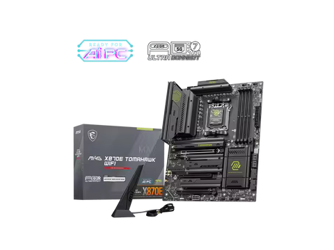 MSI MAG X870E TOMAHAWK WIFI Motherboard, ATX - Supports AMD Ryzen 9000 / 8000 / 7000 Processors, AM5