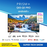 PRISM+ Q65 PRO Quantum Edition | 4K Android TV | 65 inch | Quantum Colors | Google Playstore | Inbuilt Chromecast | HDR1