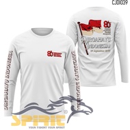 80th Anniversary of the Republic of Indonesia Long Sleeve T-Shirt 17th August 2025 DISTRO T-Shirt 17