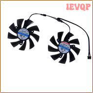 QWEER 2Pcs/Set,Video Card Fan,PLA09215B12H,XY-D0915B,VGA Cooler,For MLLSE AMD RX580 RX 580 8GB RX580