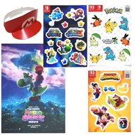 21 x 29.5cm Poster The Super Mario Galaxy movie collectible / paper cap / Nintendo Switch 2 Pokemon 