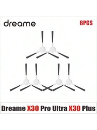 適用於bot Dreame X30 X30pro Ultra X30pro Plus的塵袋機器人拖把更換配件,濾網側刷配件