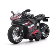 Toy Motorcycle,Pull Back Motorcycle Toy with Sounds and Lights ,1:12 Scale Motorcycle Model Toy for 