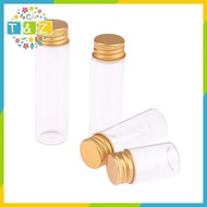 [T&Z] 10Pcs 5/7/10/14/18/20ML Glass Bottle Tiny Glass Jar Sealed Bottle Wishing Bottle (vn)
