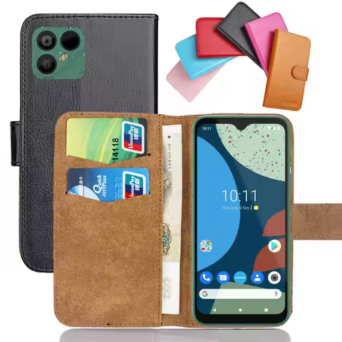 6 Colors Fairphone 4 Case 6.3" Leather Fashion Luxury Multi-Function 4 Fairphone Cases Phone Cover C