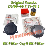 LC135-4S V1-V8 LC135 New Fi 4S (Original Yamaha) Oil Filter Cap Cover Cup / Penutup Enjin Engine Minyak Penapis LC 135