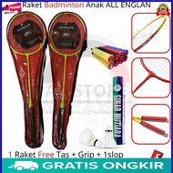 (Glossir) All ENGLAN Badminton Racket String Installed - Connection T - Pull 22 LBS - Yonex Racket - Badminton Racket - Badminton Racket - Badminton Racket
