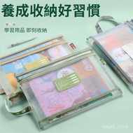 Arrival The Next Day Tote Bag Stationery Storage Textbook File Multifunctional A5 Morandi Informatio