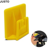 JUSTO Electronic Toll Pass Clip, Detachable Universal EZ Pass Holder, Easy Install  Printed Durable 