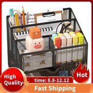 1Pcs Metal Desktop Organizer Metal Shelf Locker Stationery Organizer