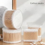 Premium Bamboo Cotton Swabs - Friendly Double-Tipped Cotton Buds