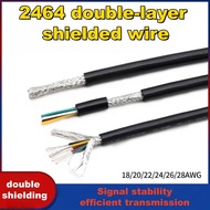 American standard 2464 multi-core shielded wire 2/3/4/6/8/25 core anti-interference signal wire 28 2