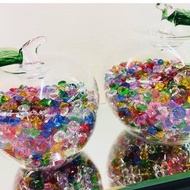 水晶玻璃 水晶鑽石 蘋果 大小平安賺錢