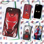 OPPO R9 R9S R11 R11S Plus R15 Pro Black soft Phone case cover Marvel Iron Spider Man