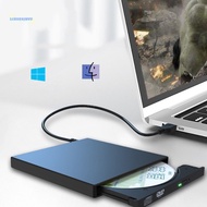 [AuspiciousS] USB 3.0 External CD/DVD Optical Drive CD/DVD Player DVD Burner With USB 3.0 Ports Card Reader For PC Laptop