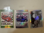 頭文字D  Initial D 閃卡 3張 龍我 涼介 真子 沙雪