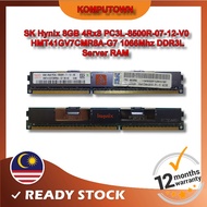 SK Hynix 8GB DDR3L 1066MHz CL7 4Rx8 ECC VPL RDIMM Server RAM (PC3L-8500R-07-12-V0 HMT41GV7CMR8A-G7)